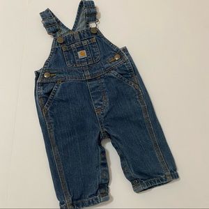 Carhart Baby Denim Overalls, Size 3M